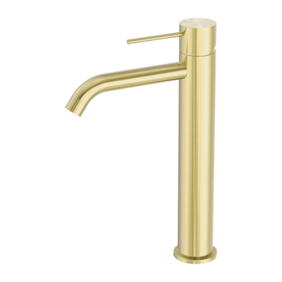 Nero Mecca Tall Basin Mixer, Brushed Gold