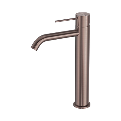 Nero Mecca Tall Basin Mixer, Brushed Bronze