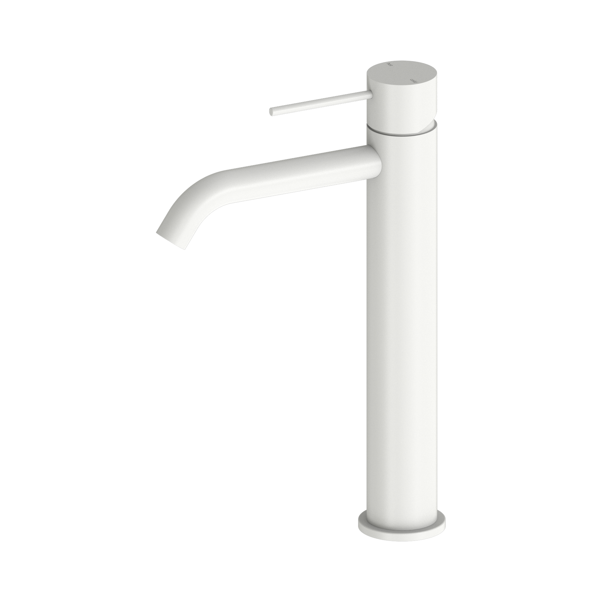 Nero Mecca Tall Basin Mixer, Matte White