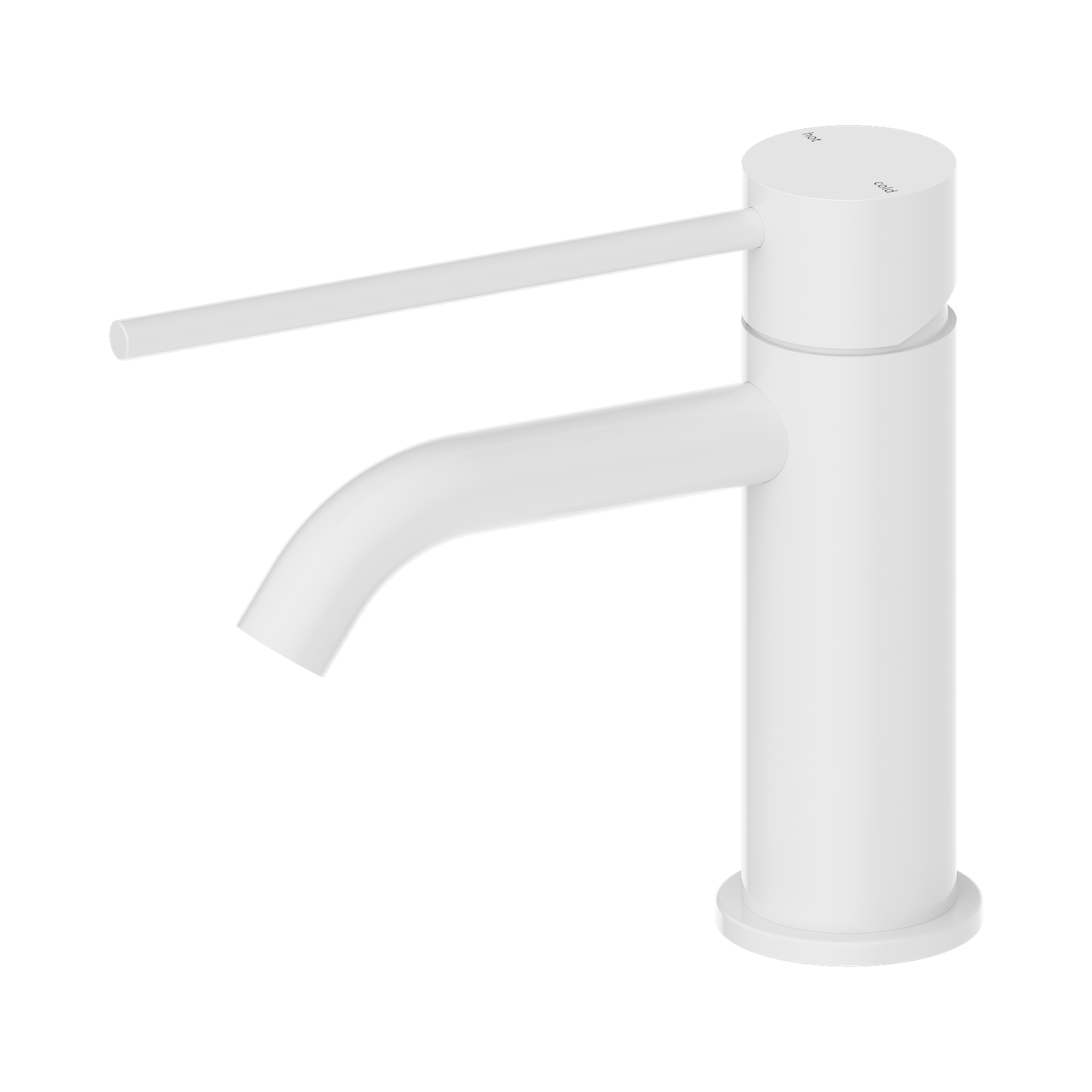 Nero Mecca Care Basin Mixer, Matte White