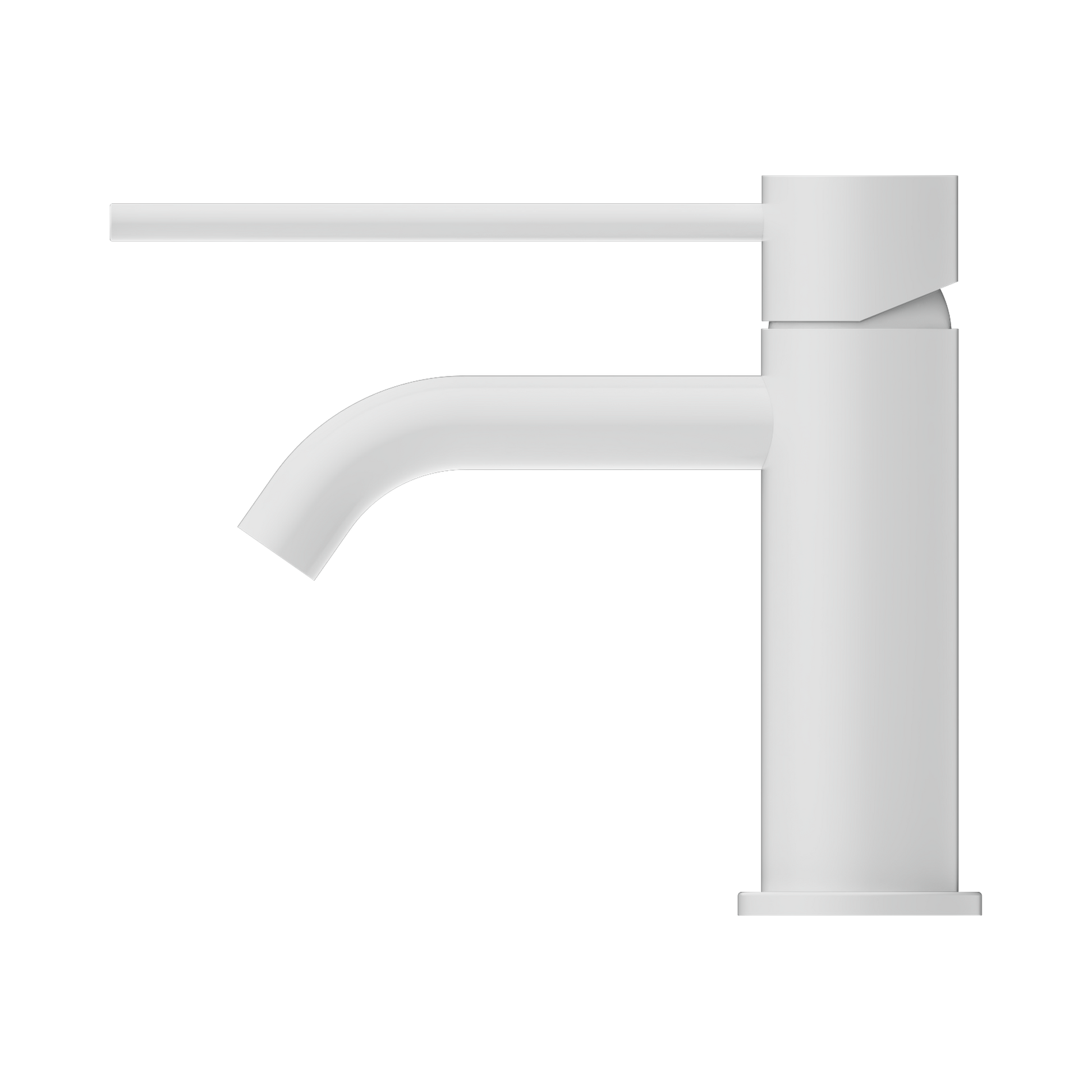 Nero Mecca Care Basin Mixer, Matte White