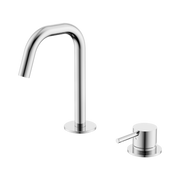 Nero Mecca Hob Basin Mixer Set Edge Spout, Chrome