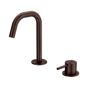Nero Mecca Hob Basin Mixer Set Edge Spout, Rome Bronze