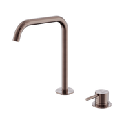 Nero Mecca Hob Bath/Kitchen Mixer Set Edge Spout, Brushed Bronze