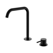 Nero Mecca Hob Bath/Kitchen Mixer Set Edge Spout, Matte Black