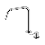 Nero Mecca Hob Bath/Kitchen Mixer Set Edge Spout II, Chrome