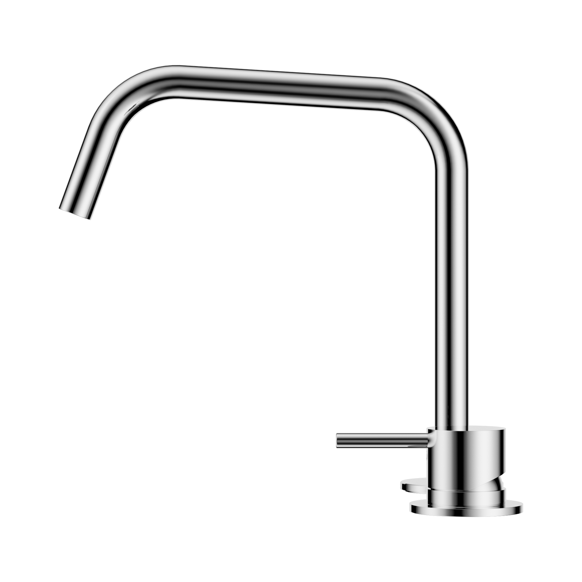 Nero Mecca Hob Bath/Kitchen Mixer Set Edge Spout II, Chrome