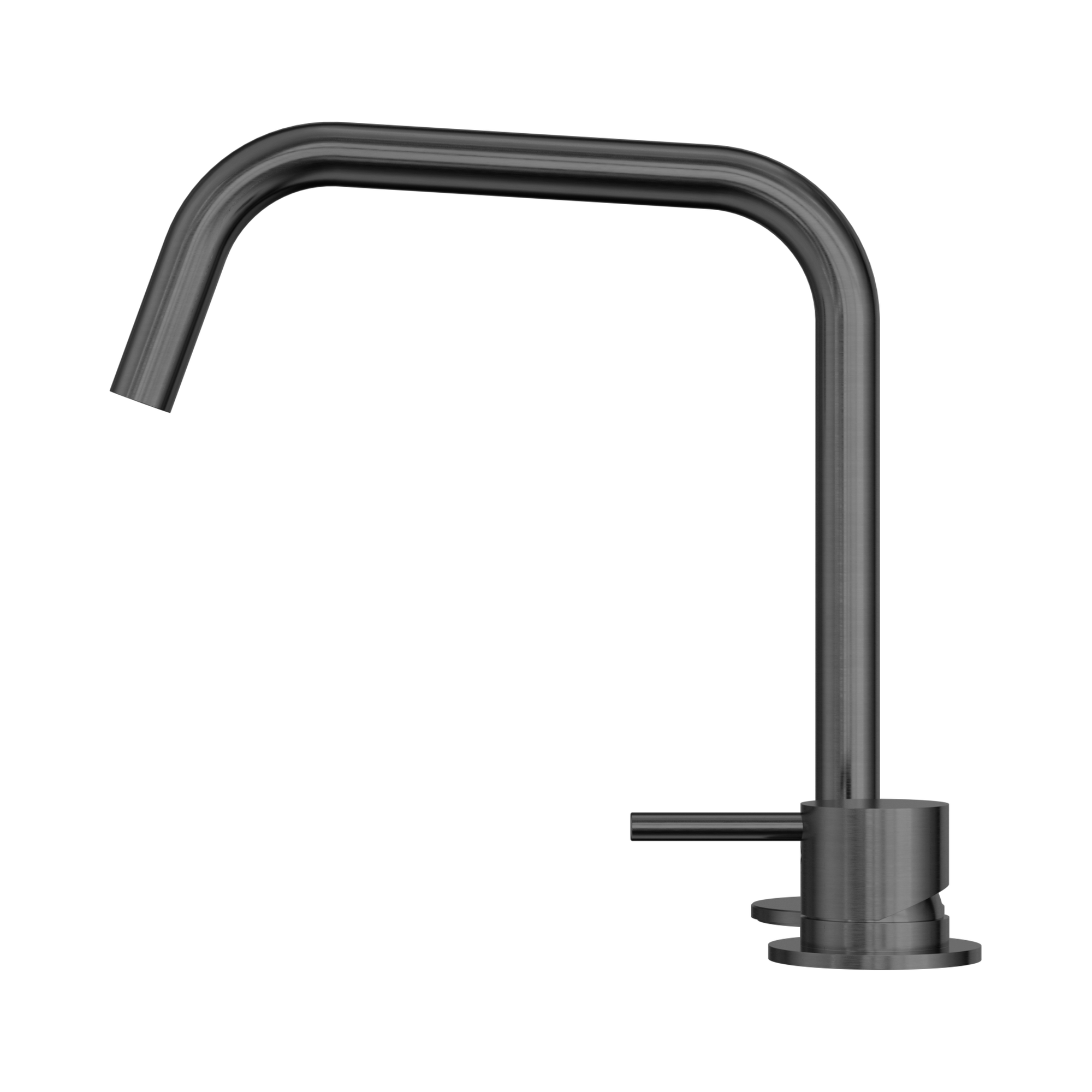 Nero Mecca Hob Bath/Kitchen Mixer Set Edge Spout II, Gun Metal