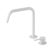 Nero Mecca Hob Bath/Kitchen Mixer Set Edge Spout II, Matte White