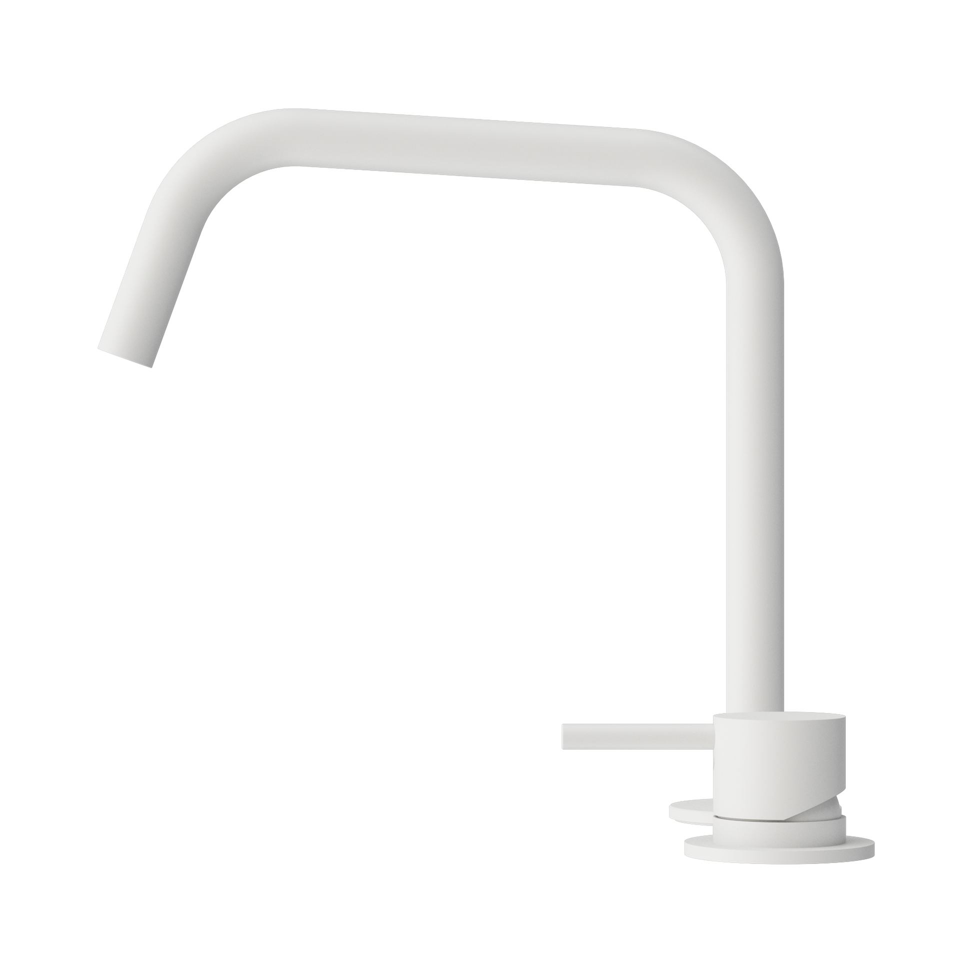 Nero Mecca Hob Bath/Kitchen Mixer Set Edge Spout II, Matte White