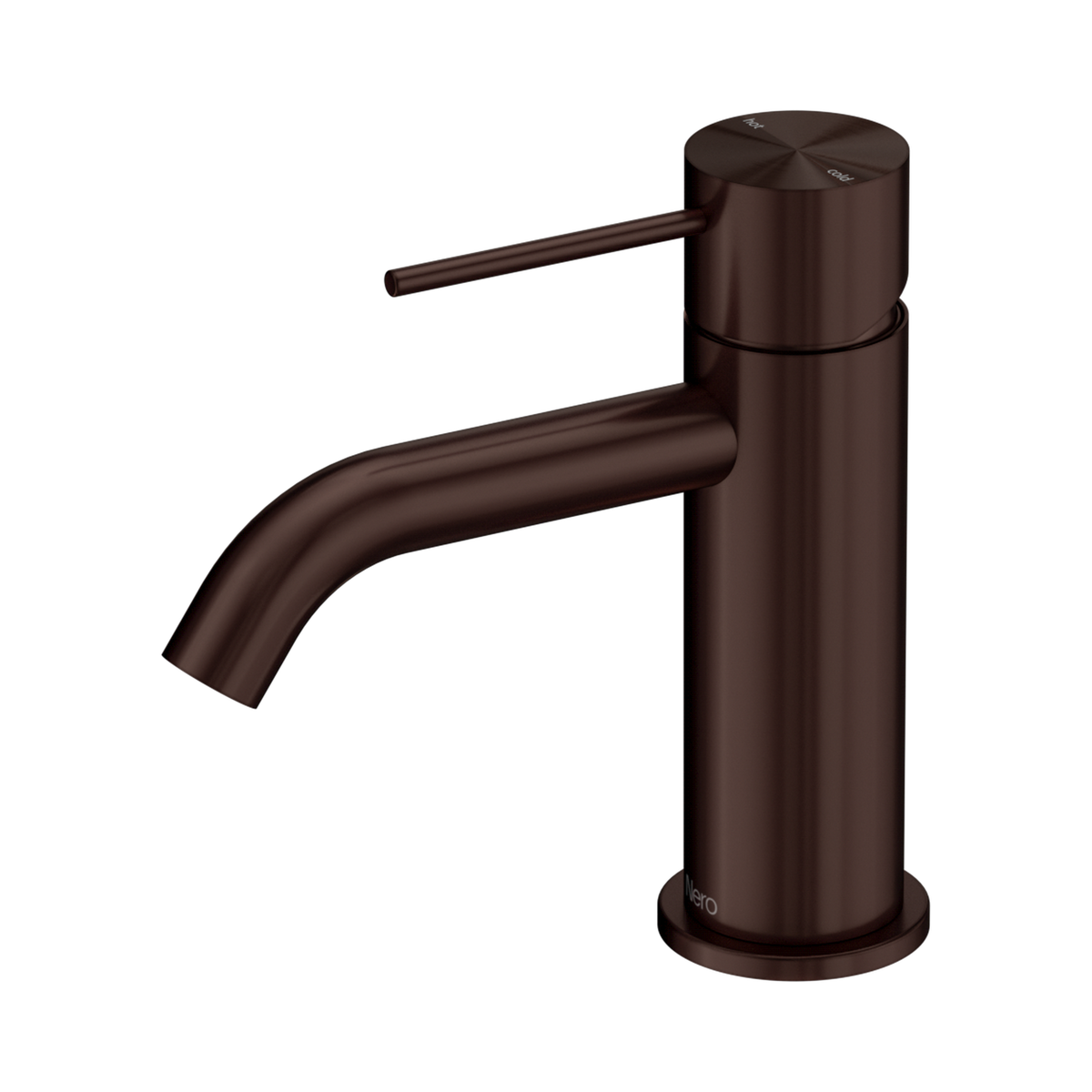 Nero Mecca Swivel Basin Mixer, Rome Bronze