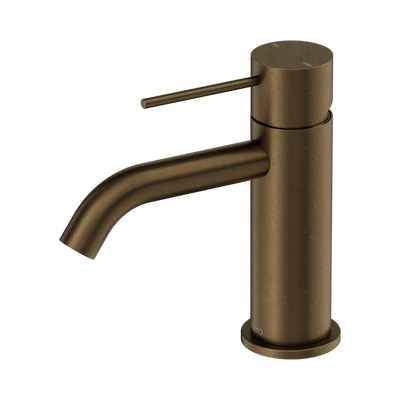 Nero Mecca Swivel Basin Mixer, Tumbled Antique Brass
