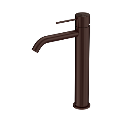 Nero Mecca Swivel Tall Basin Mixer, Rome Bronze