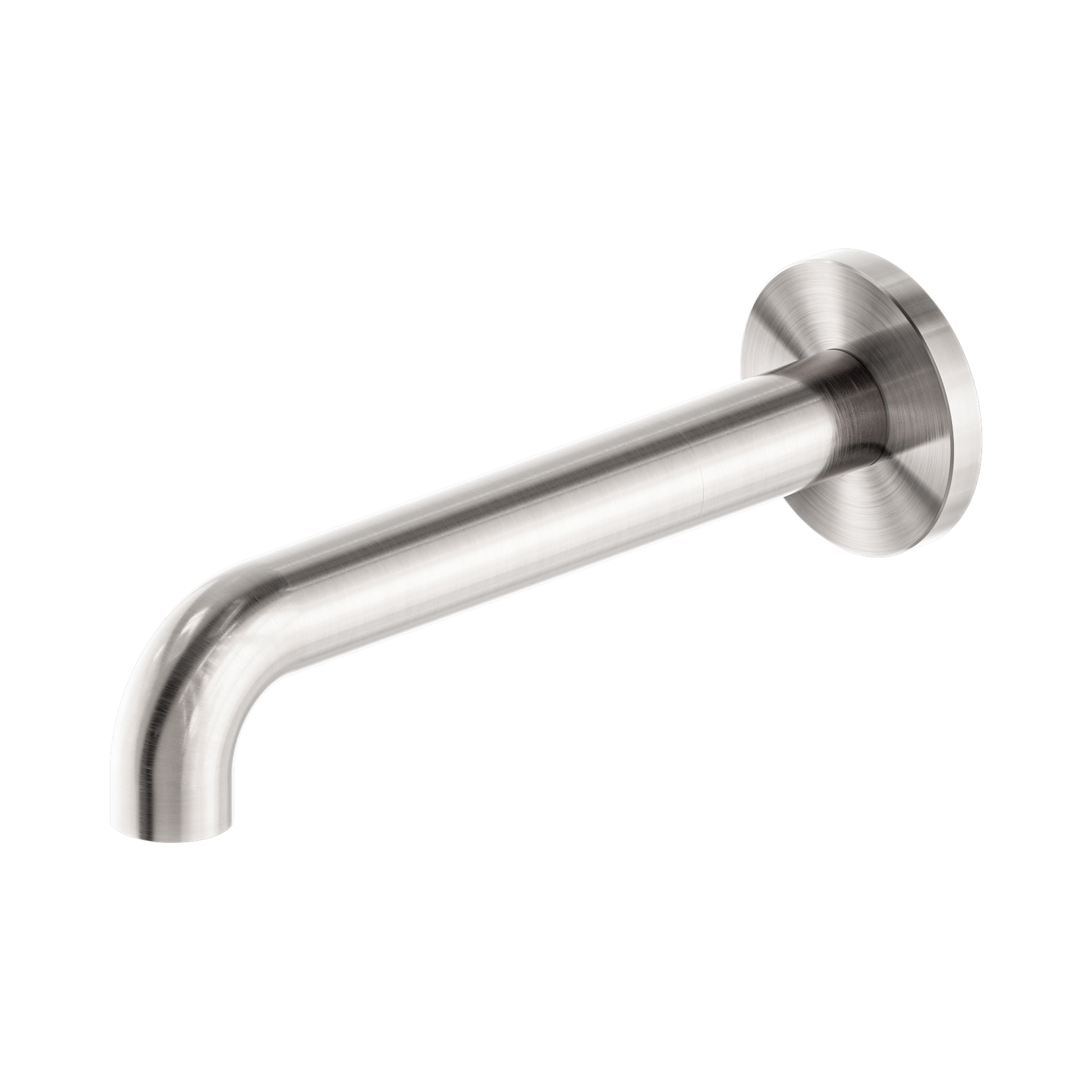 Nero Mecca Basin/Bath Spout Only 120mm, Brushed Nickel