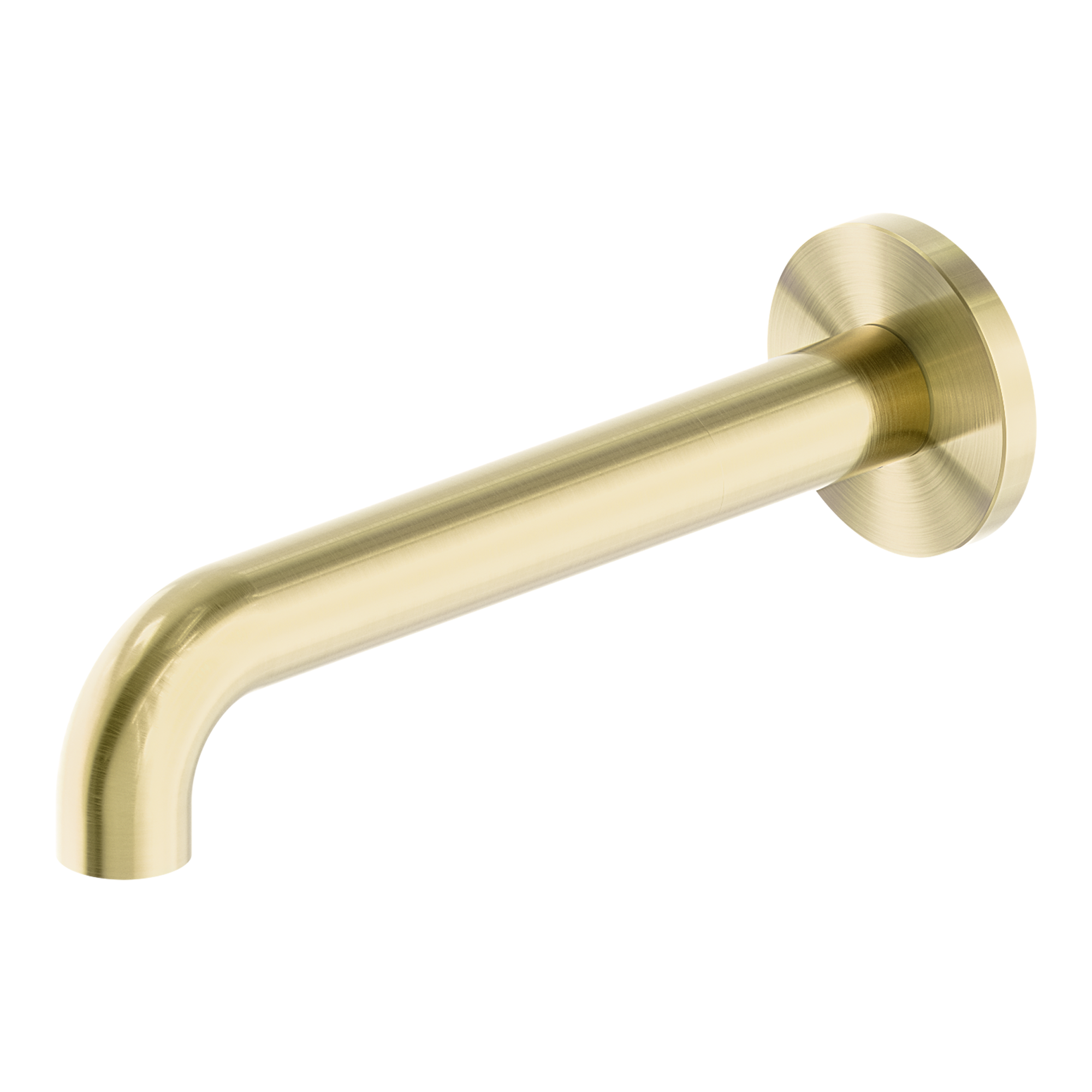 Nero Mecca Basin/Bath Spout Only 160mm, Brushed Gold