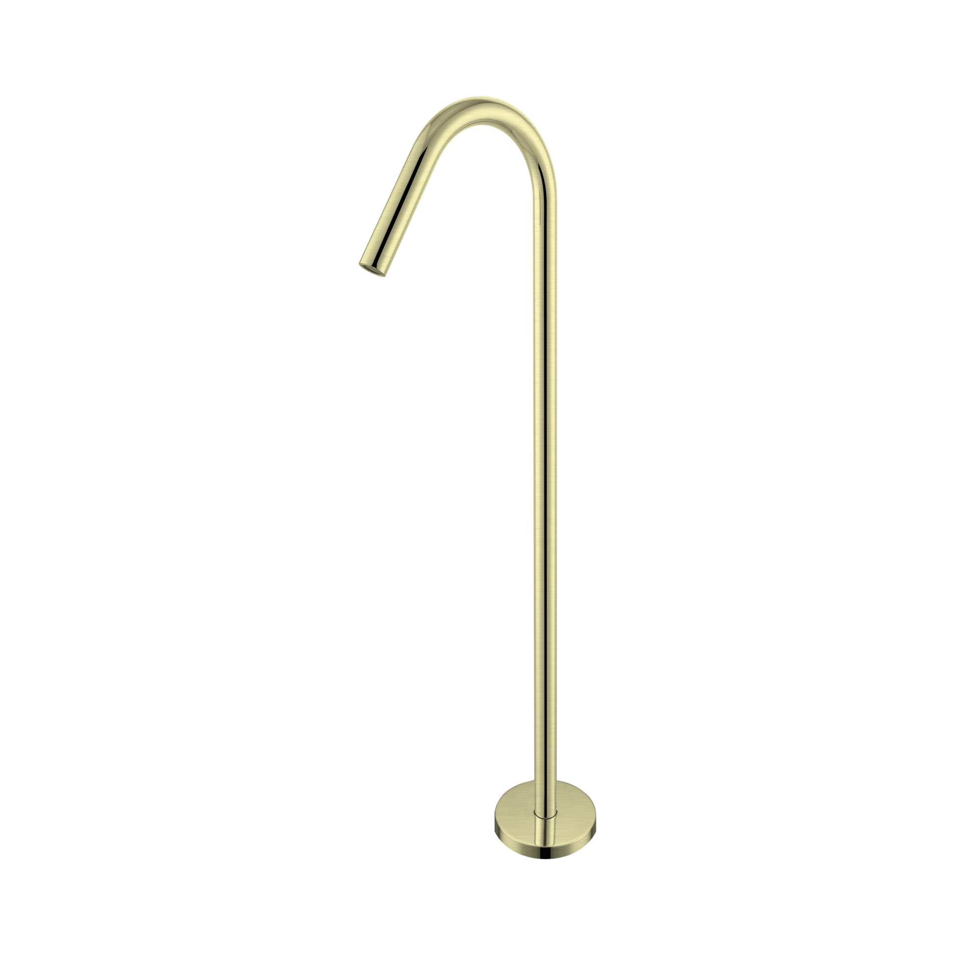 Nero Mecca Freestanding Bath Spout Only, Brushed Gold