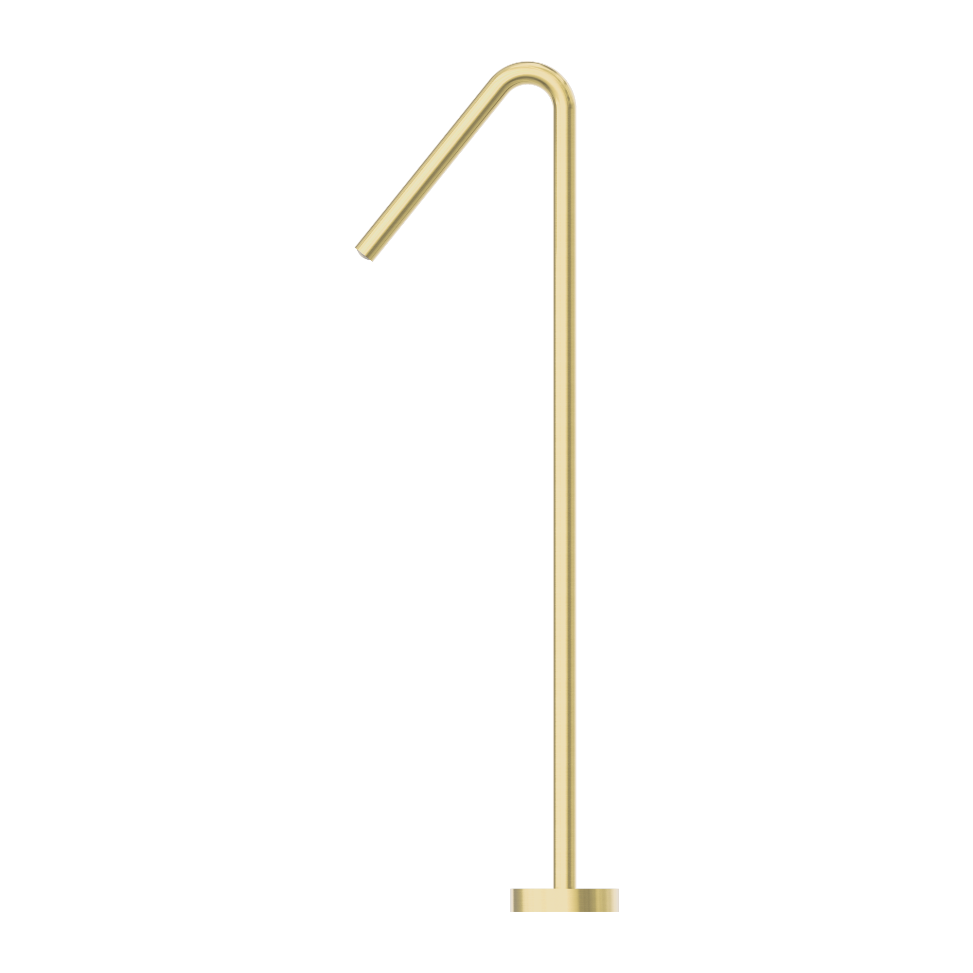 Nero Mecca Freestanding Bath Spout Only, Brushed Gold