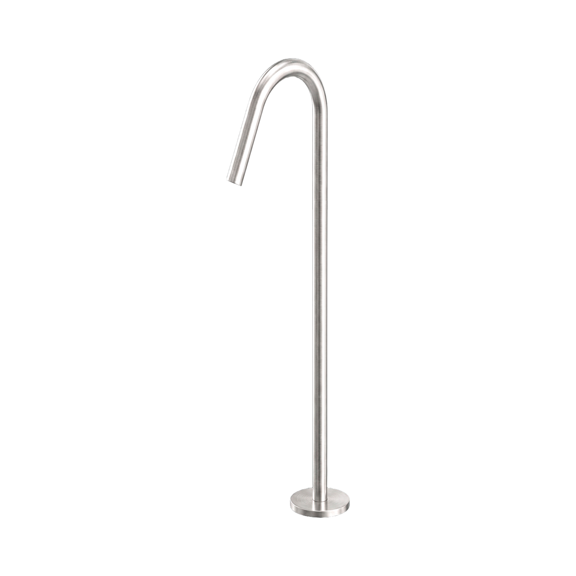 Nero Mecca Freestanding Bath Spout Only, Brushed Nickel