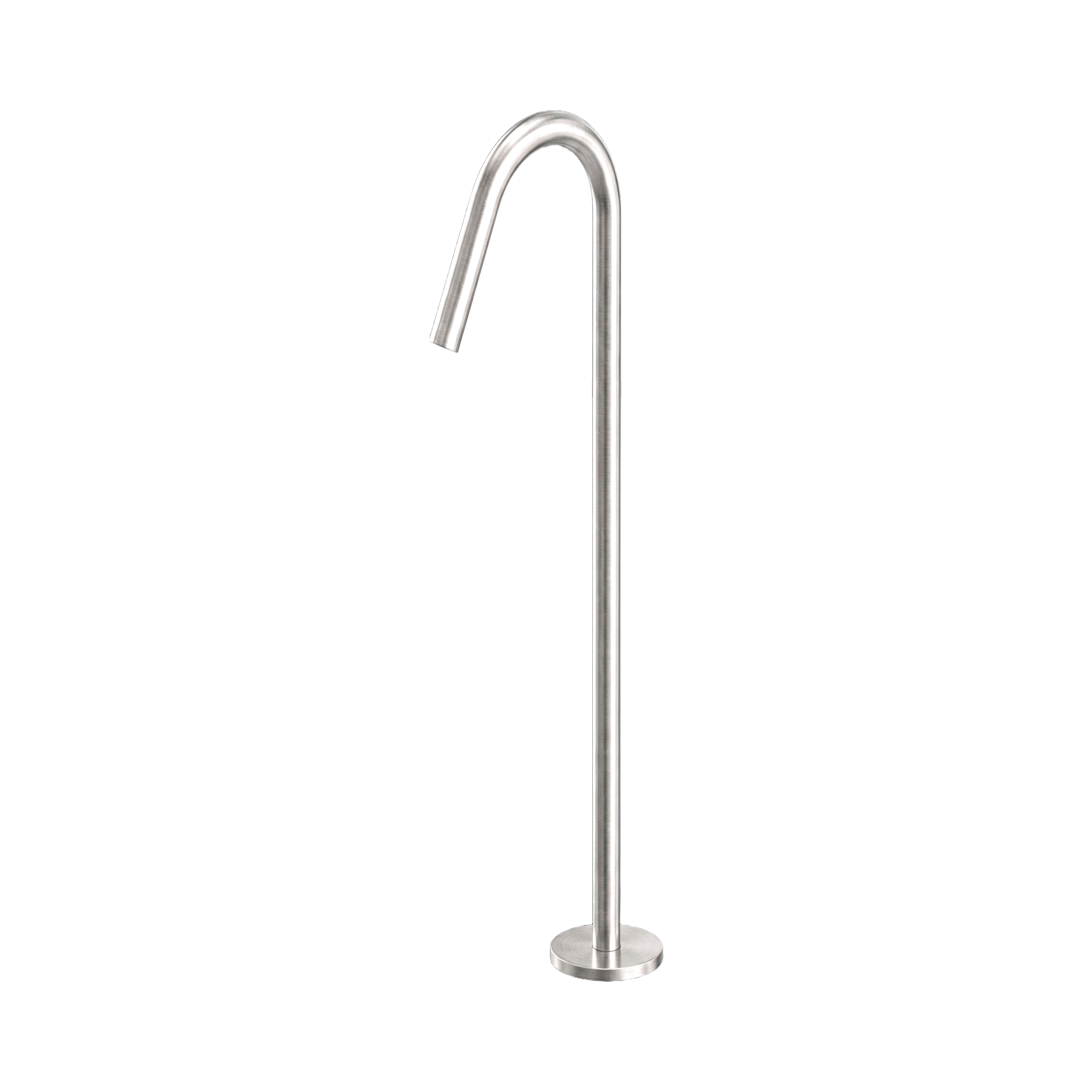 Nero Mecca Freestanding Bath Spout Only, Brushed Nickel