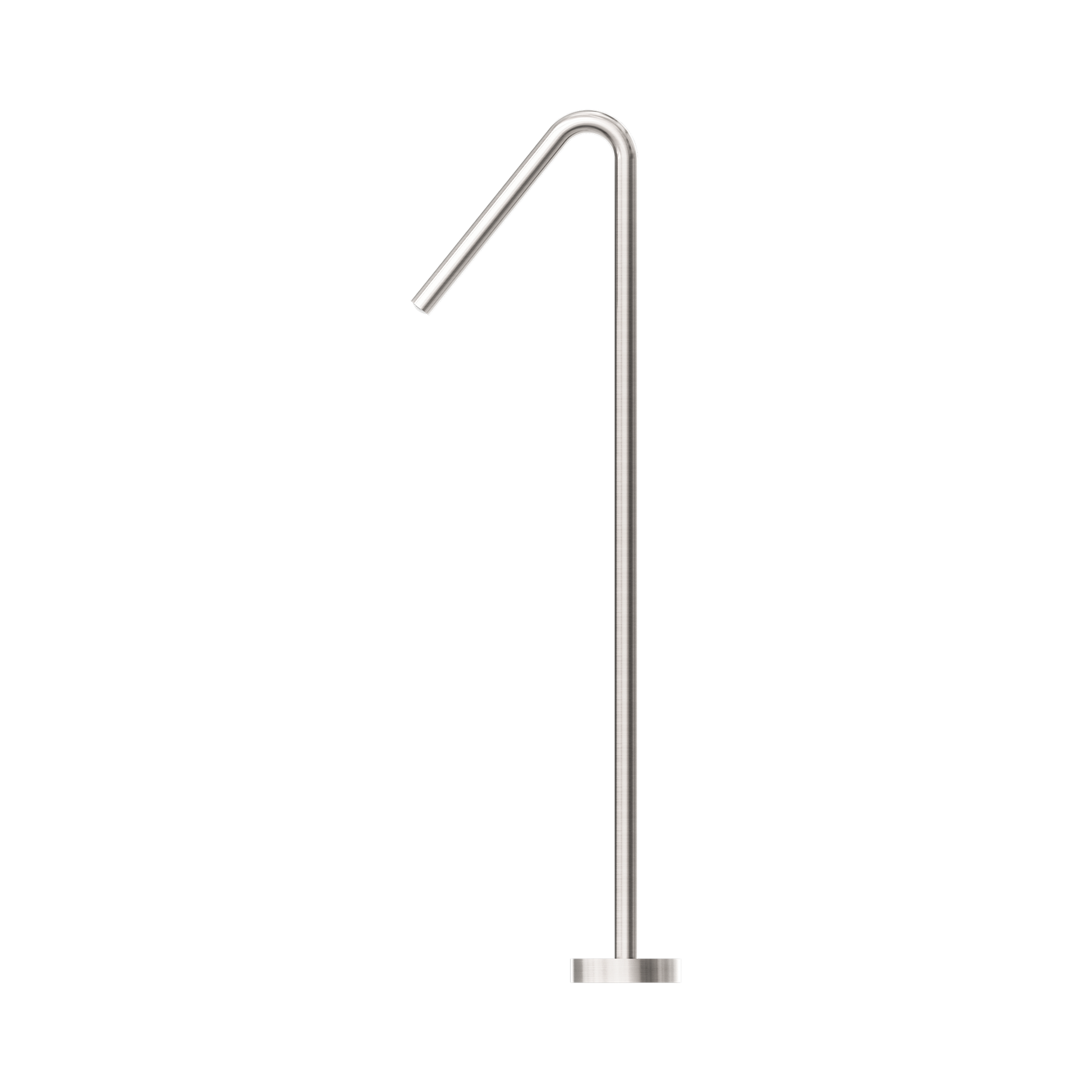 Nero Mecca Freestanding Bath Spout Only, Brushed Nickel