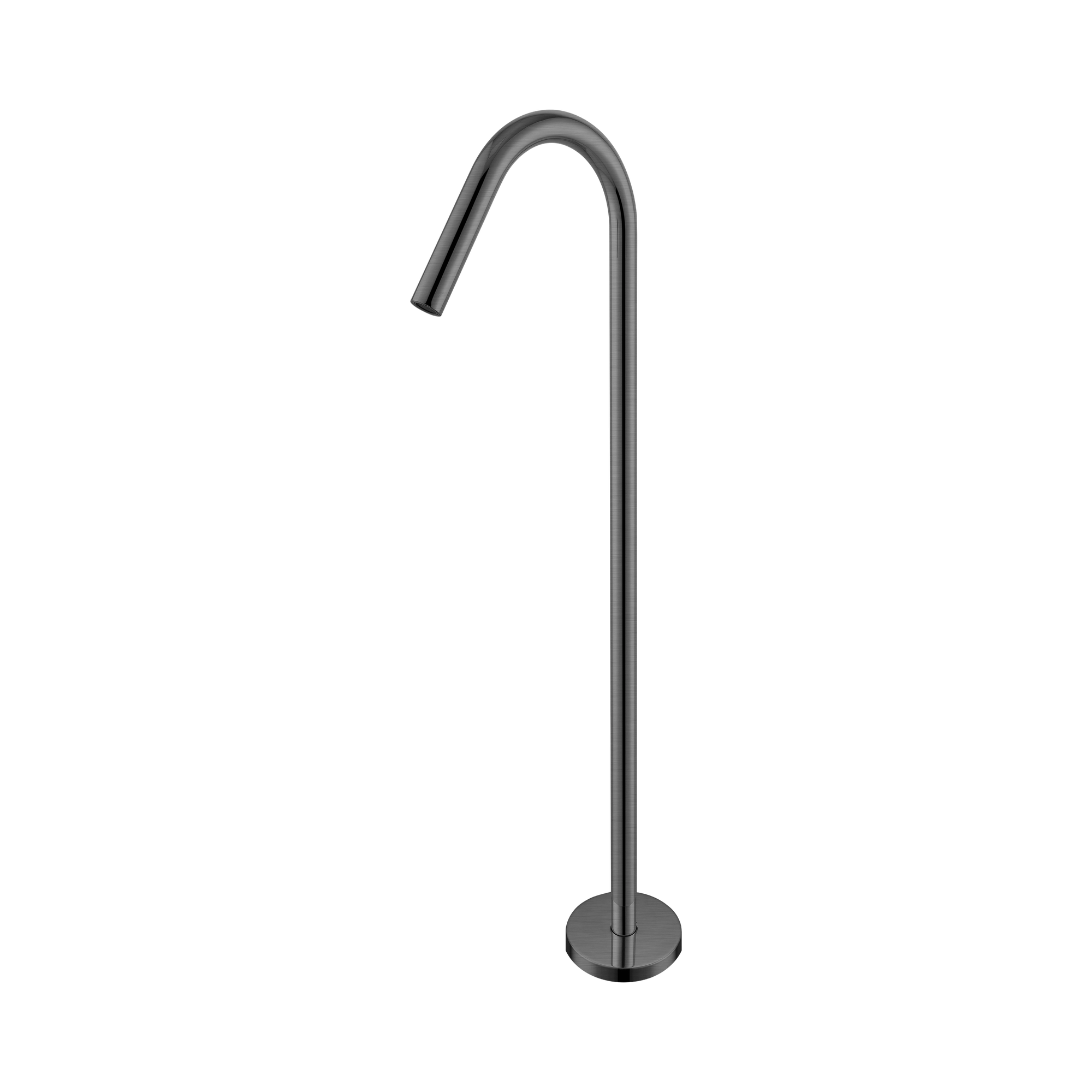 Nero Mecca Freestanding Bath Spout Only, Graphite