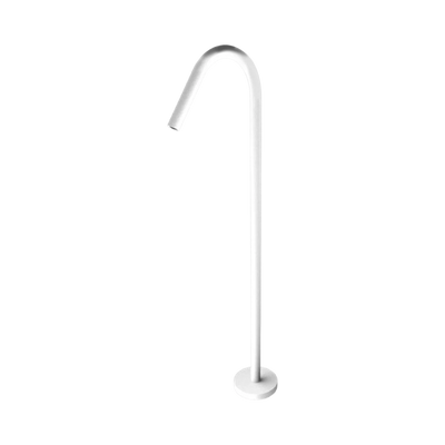 Nero Mecca Freestanding Bath Spout Only, Matte White