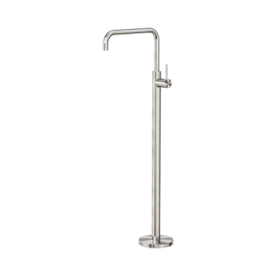 Nero Mecca Freestanding Bath Mixer Square Shape, Brushed Nickel