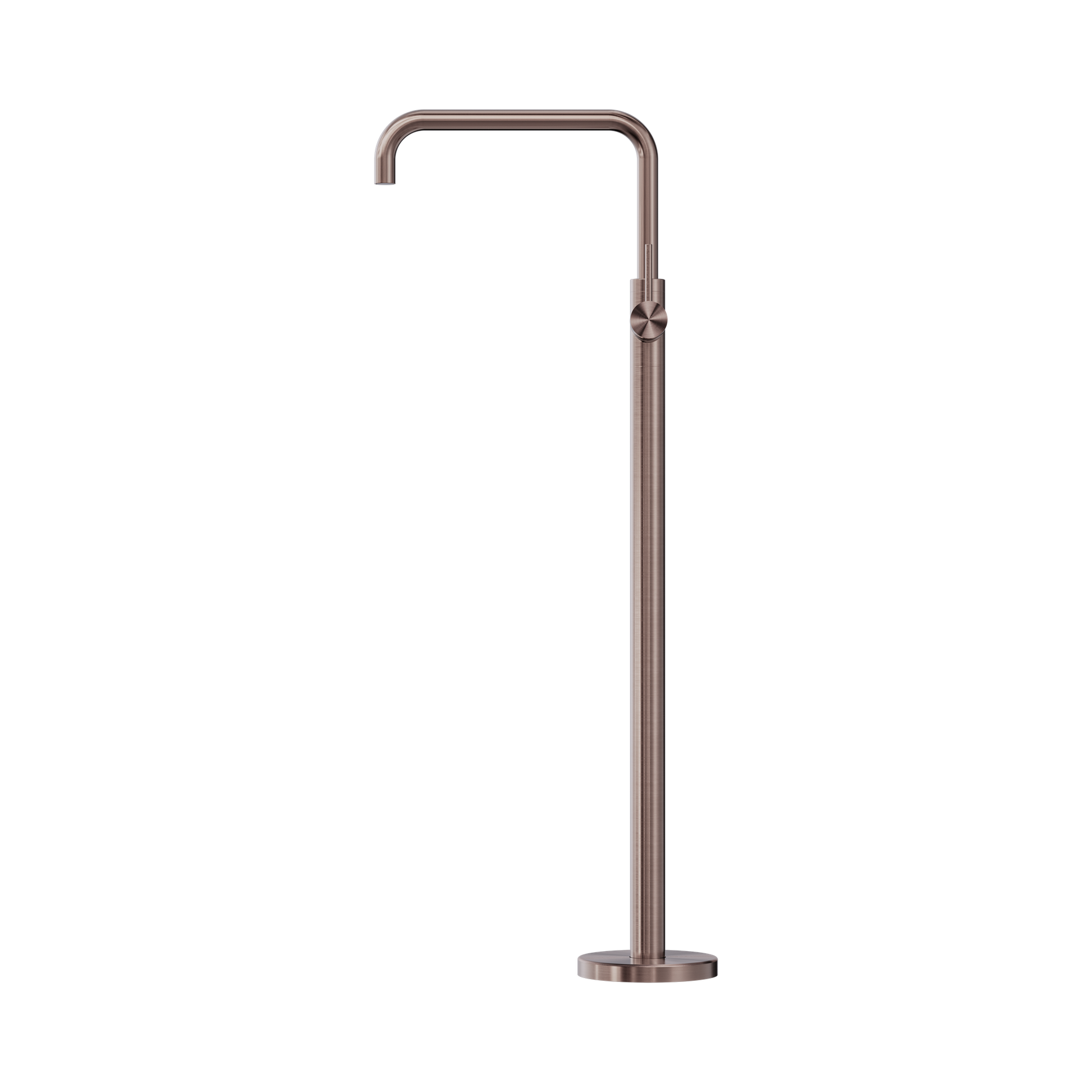 Nero Mecca Freestanding Bath Mixer Square Shape, Brushed Bronze