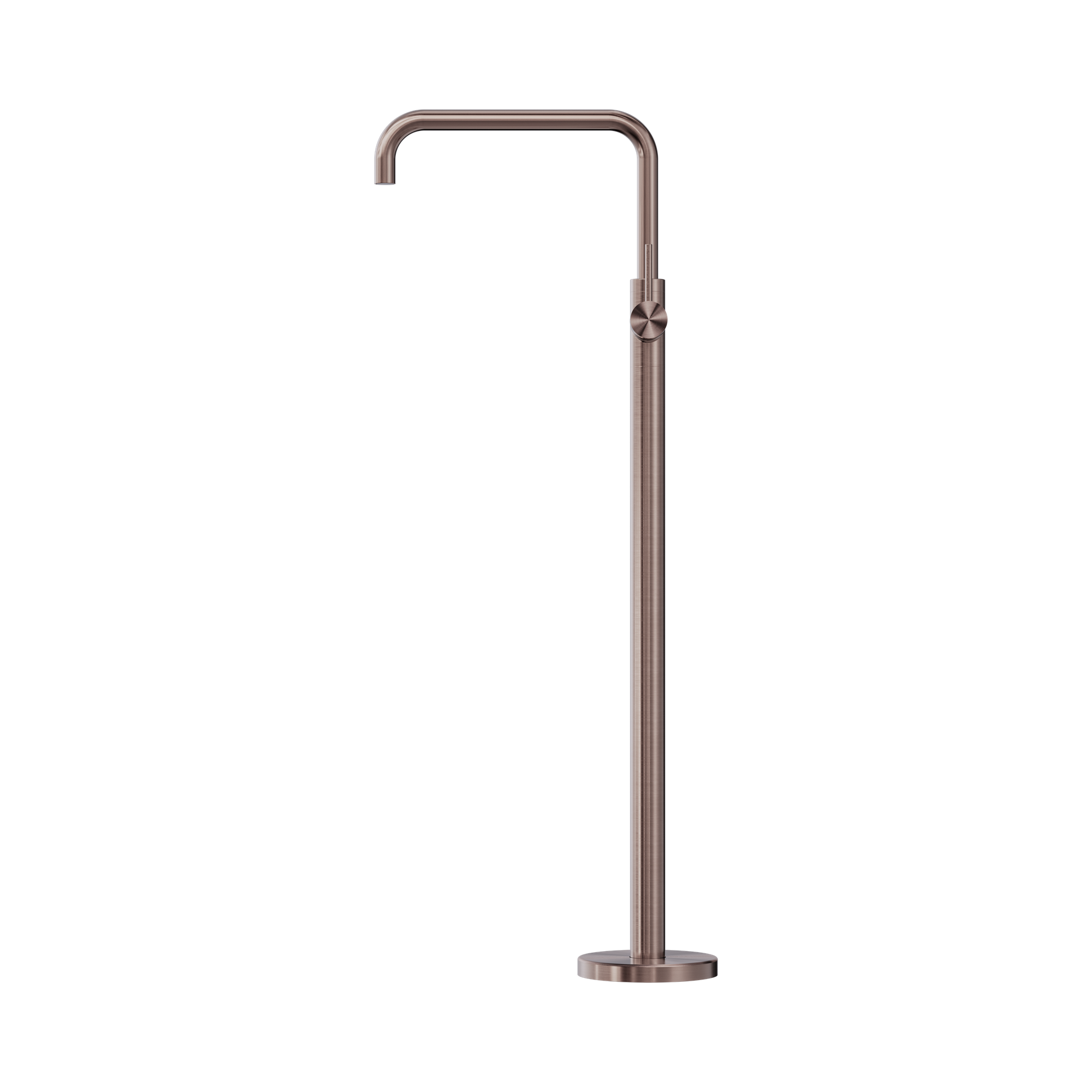 Nero Mecca Freestanding Bath Mixer Square Shape, Brushed Bronze