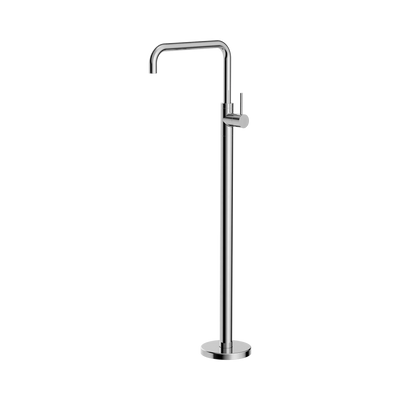 Nero Mecca Freestanding Bath Mixer Square Shape, Chrome