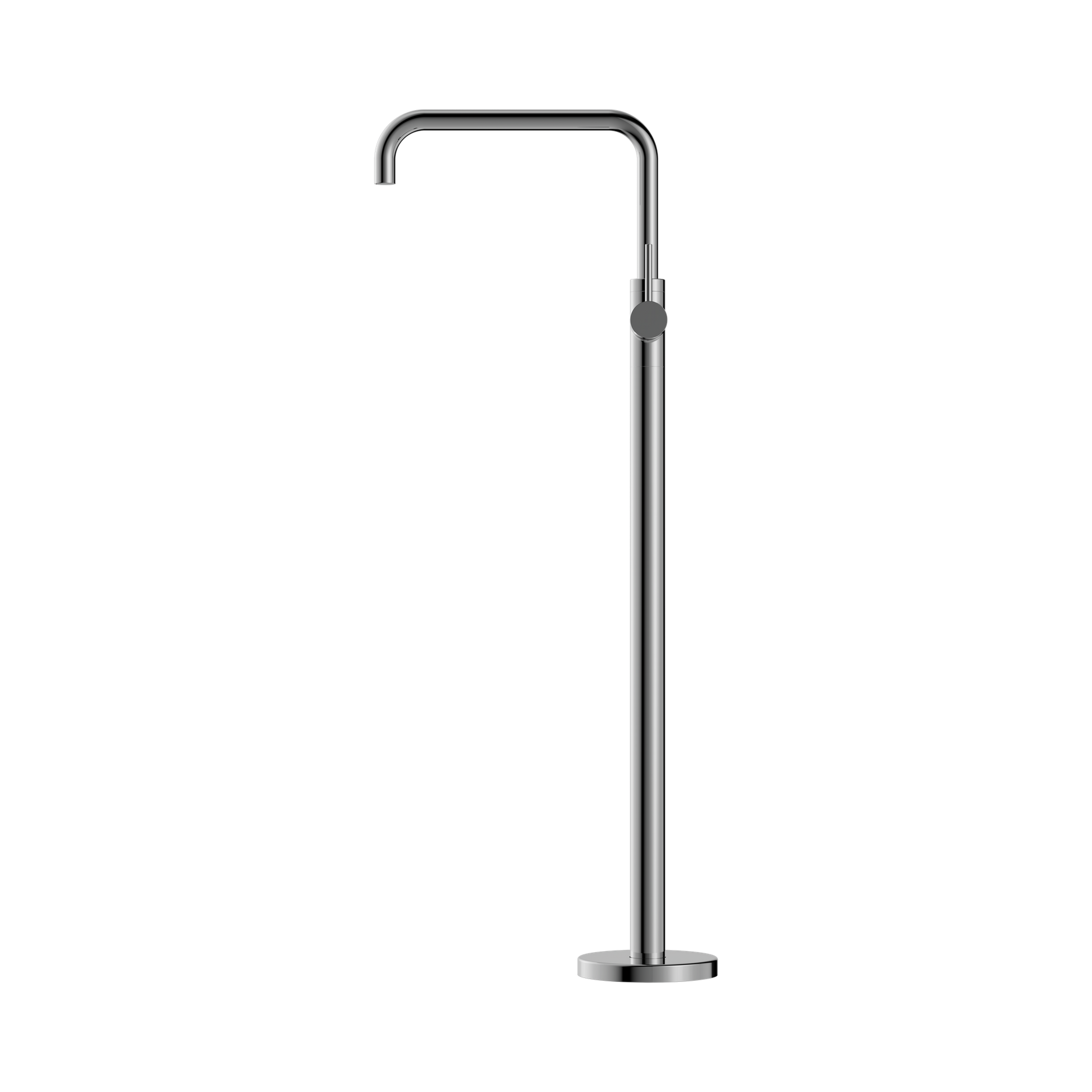 Nero Mecca Freestanding Bath Mixer Square Shape, Chrome