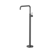 Nero Mecca Freestanding Bath Mixer Square Shape, Gun Metal