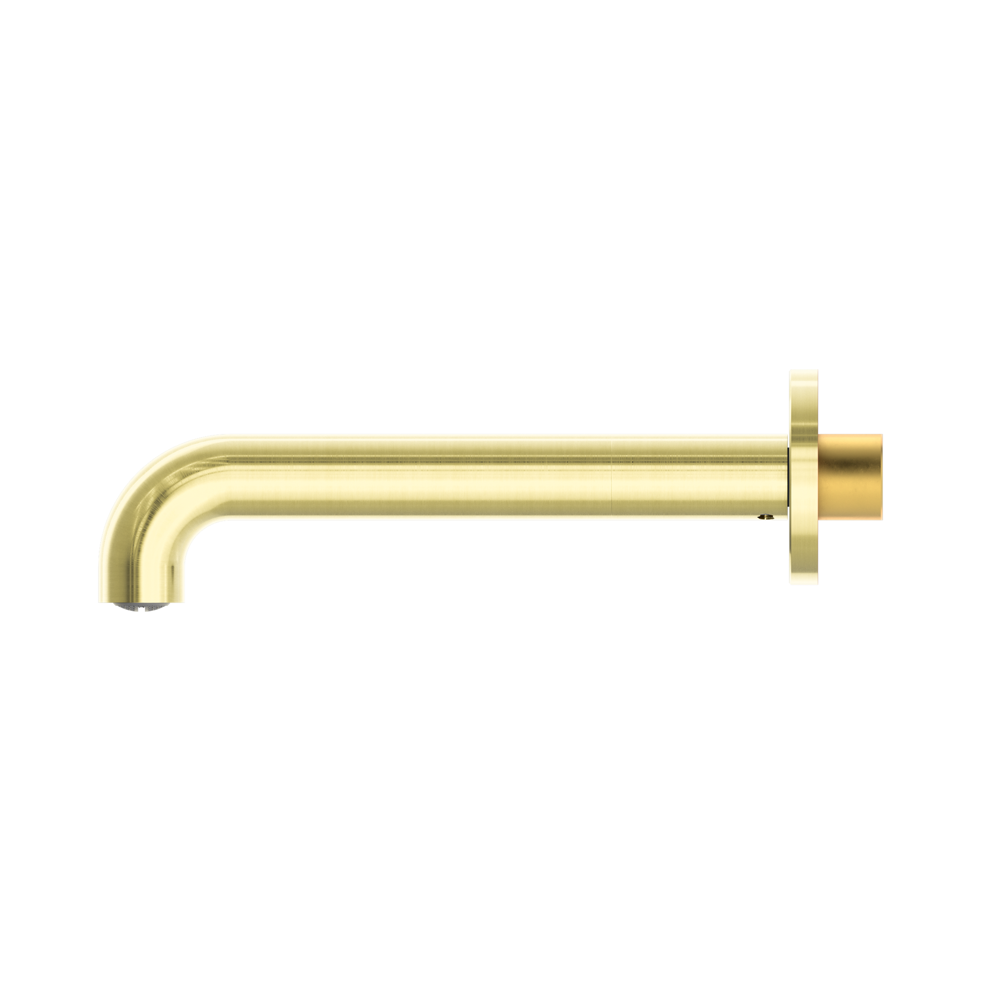 Nero Mecca Basin/Bath Spout Only 185mm, Brushed Gold