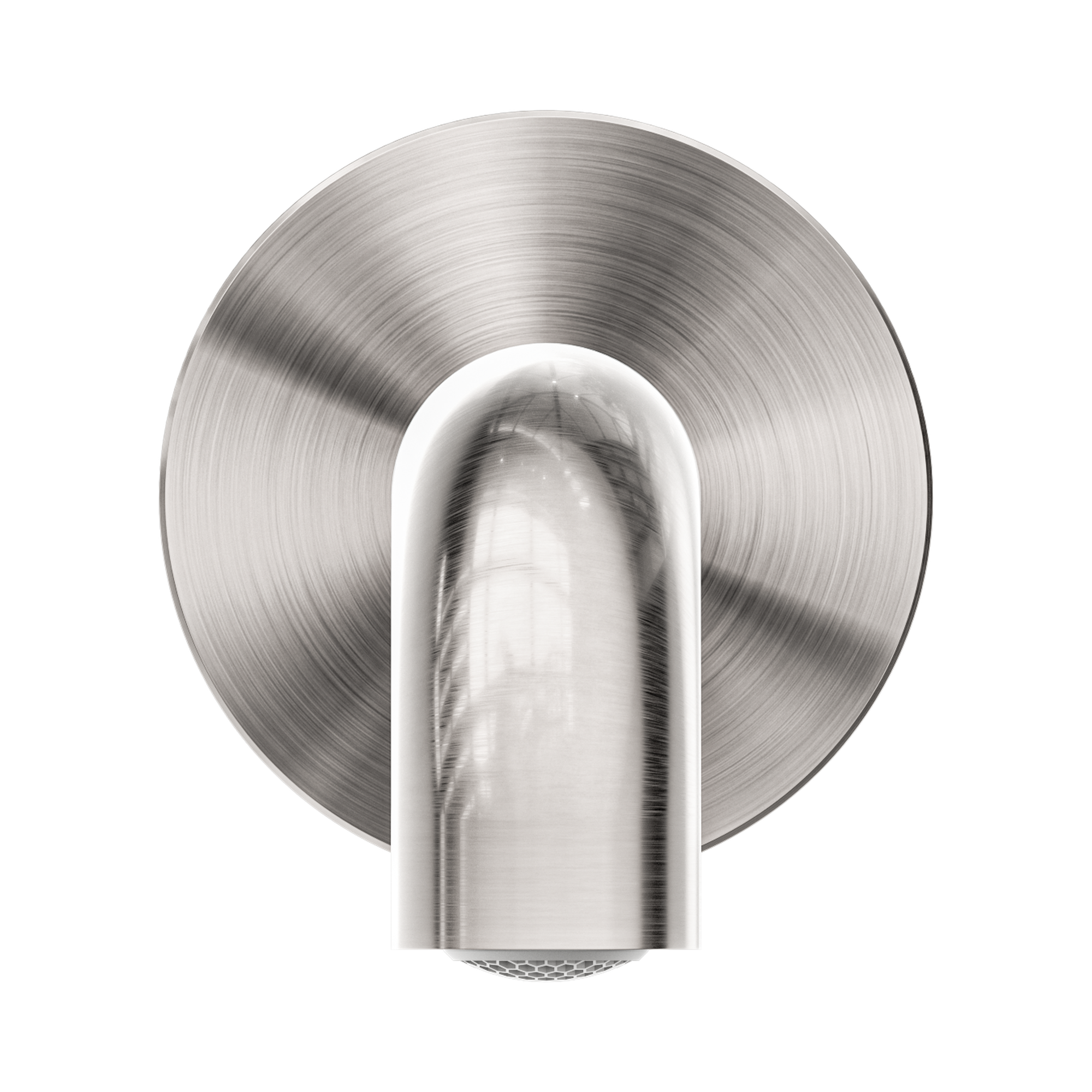 Nero Mecca Basin/Bath Spout Only 185mm, Brushed Nickel