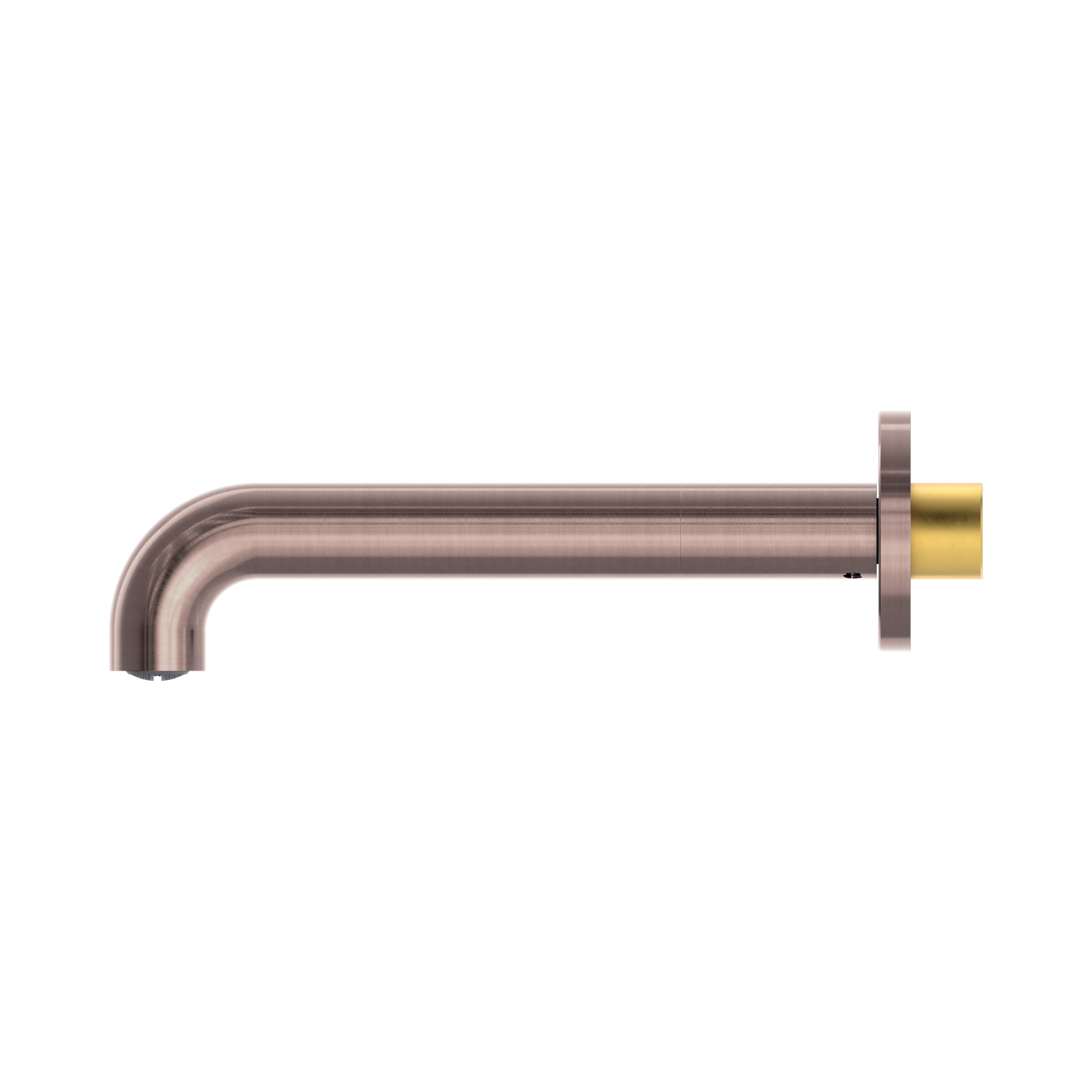 Nero Mecca Basin/Bath Spout Only 185mm, Brushed Bronze