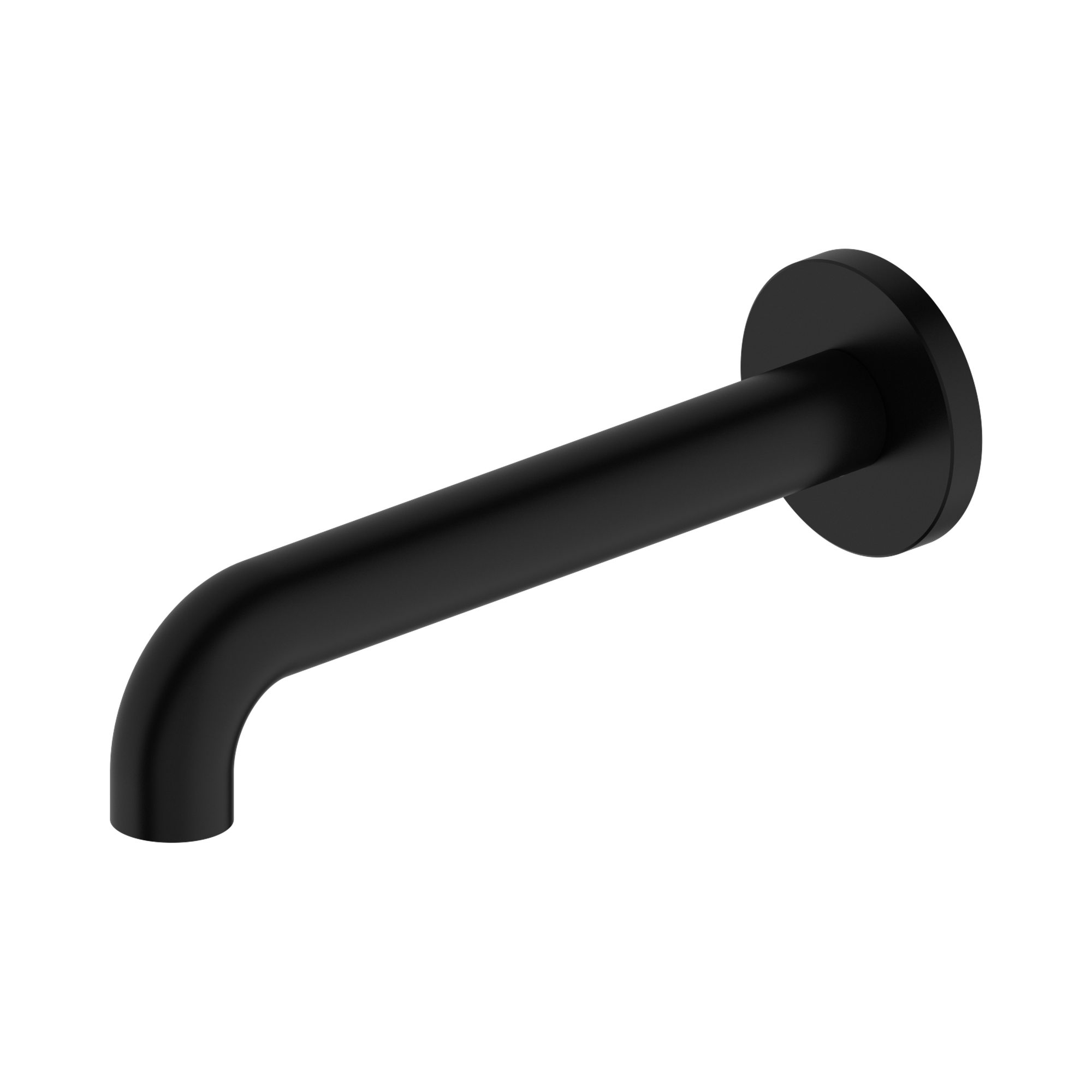Nero Mecca Basin/Bath Spout Only 185mm, Matte Black