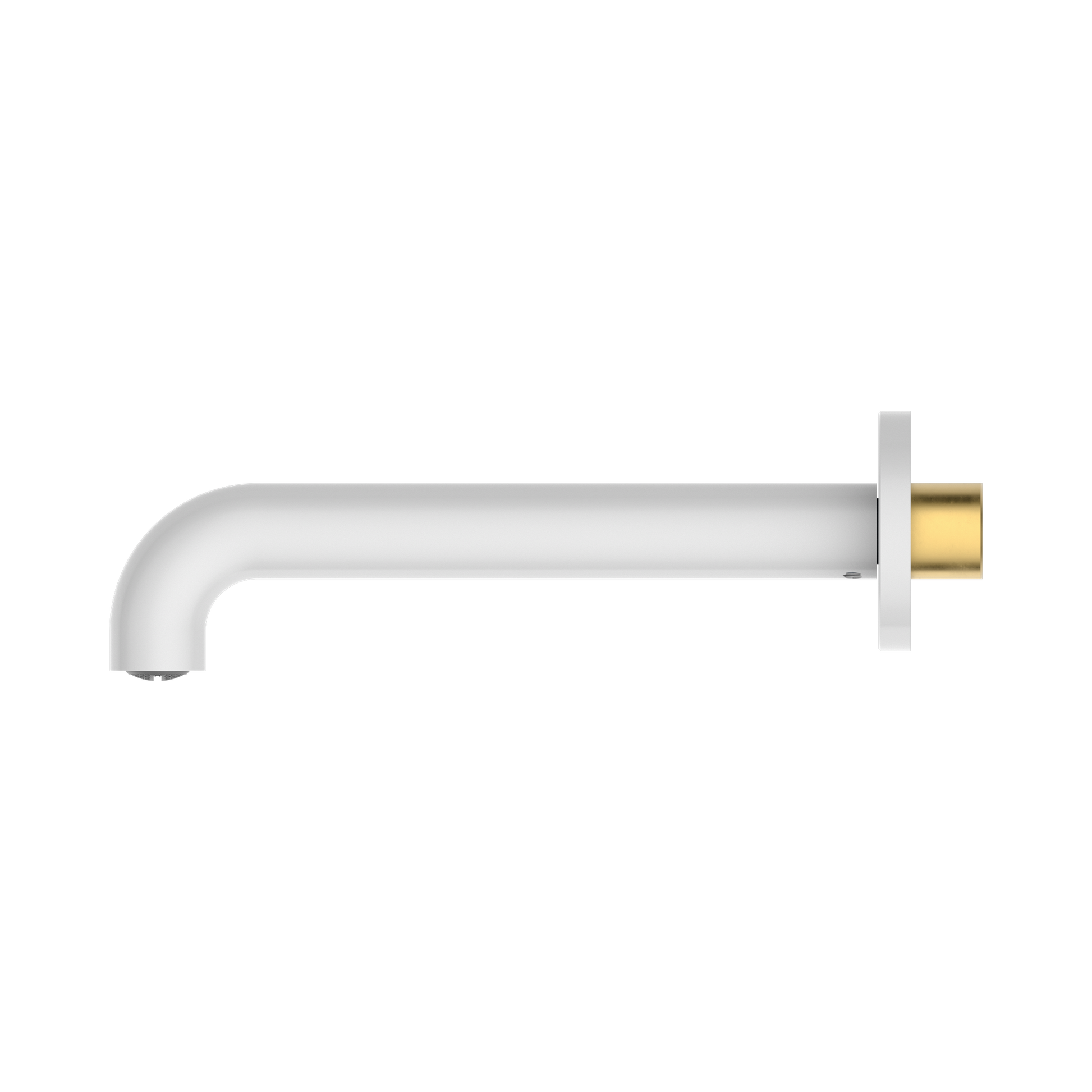 Nero Mecca Basin/Bath Spout Only 185mm, Matte White