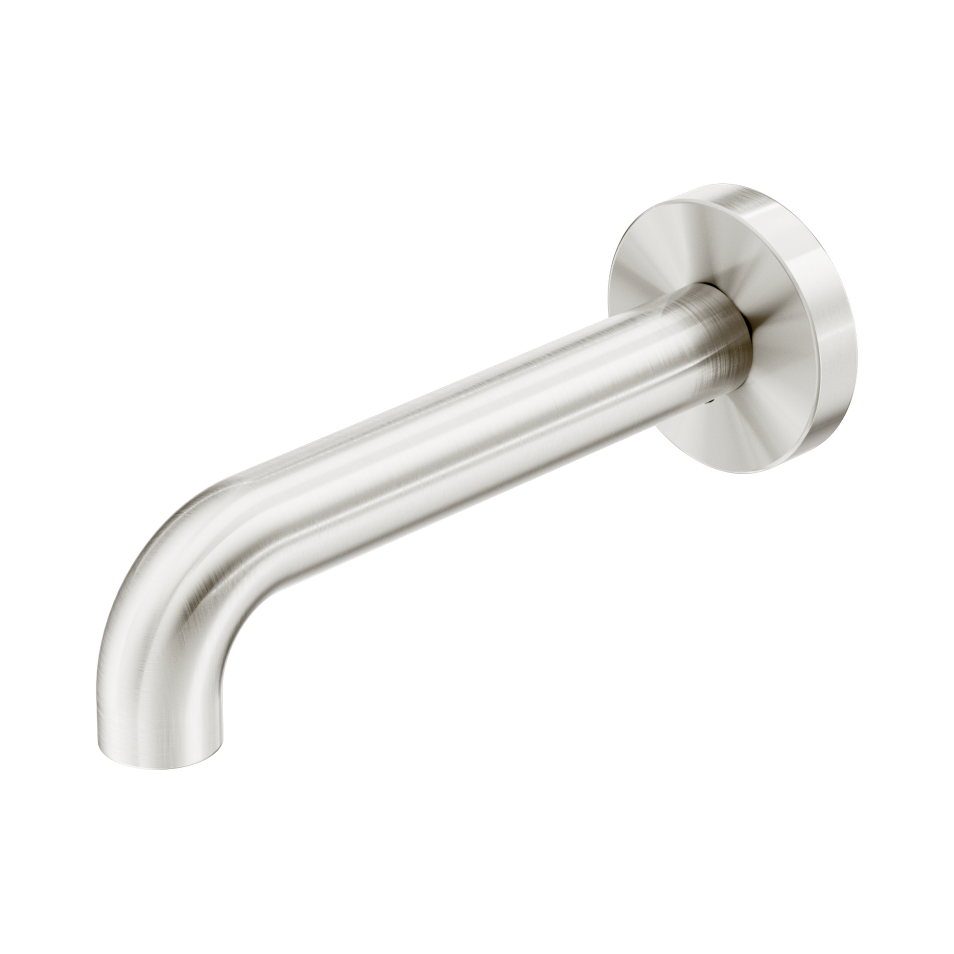 Nero Mecca Basin/Bath Spout Only 160mm II, Brushed Nickel