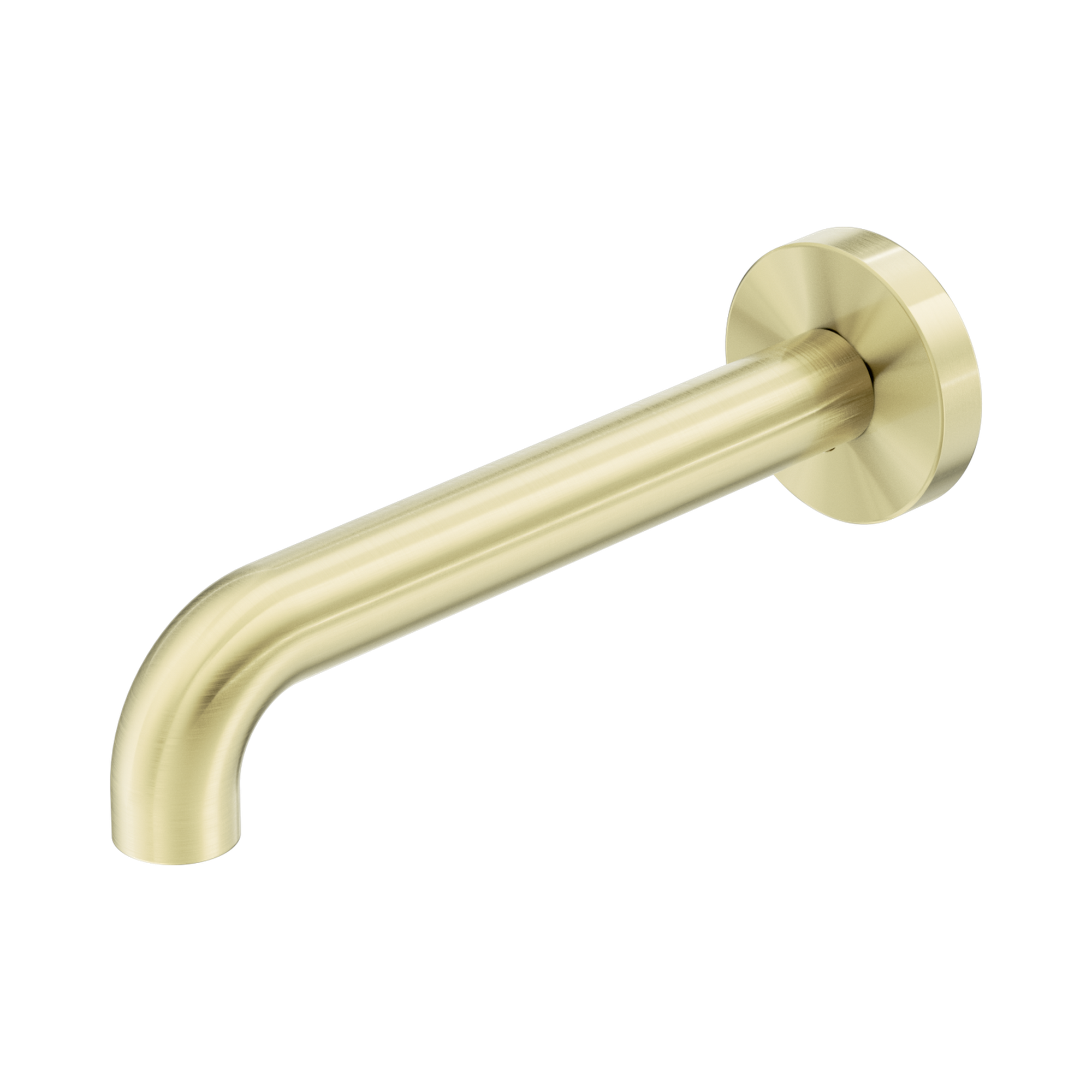 Nero Mecca Basin/Bath Spout Only 185mm II, Brushed Gold