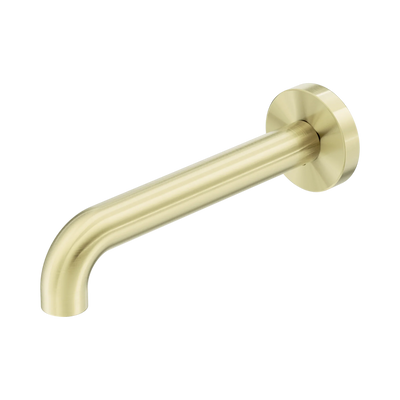 Nero Mecca Basin/Bath Spout Only 185mm II, Brushed Gold