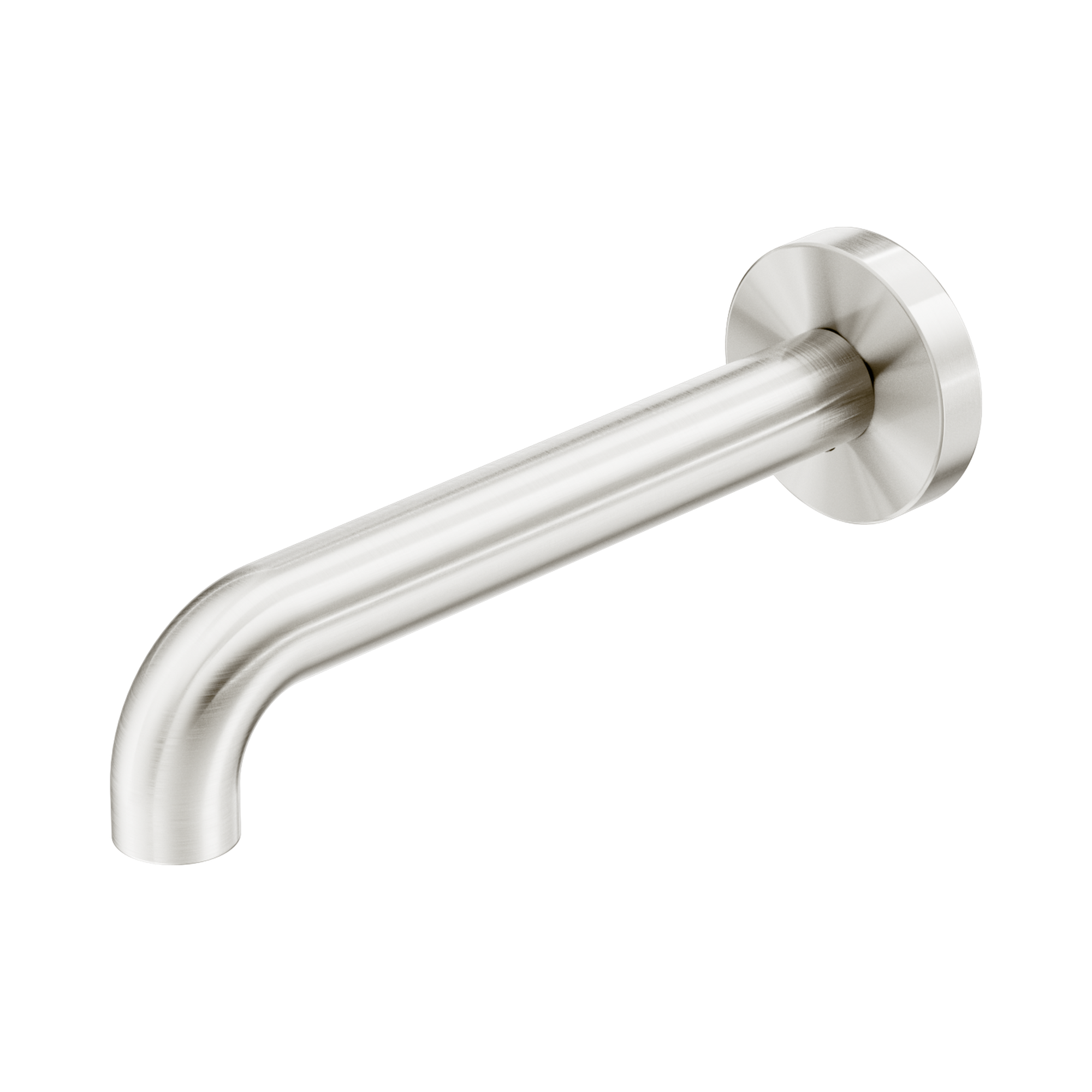 Nero Mecca Basin/Bath Spout Only 185mm II, Brushed Nickel