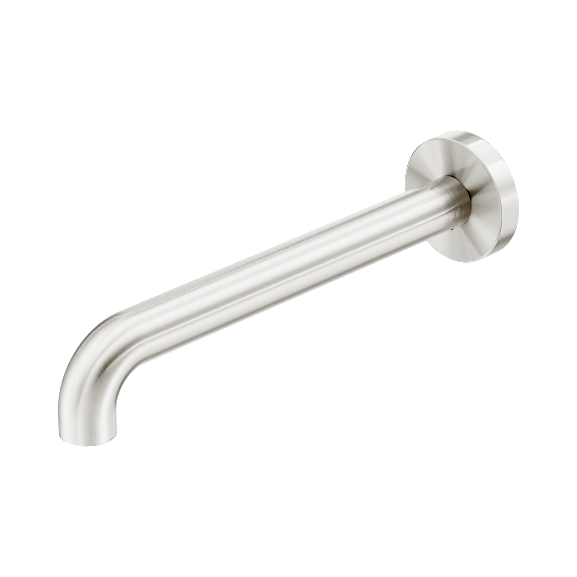 Nero Mecca Basin/Bath Spout Only 230mm II, Brushed Nickel