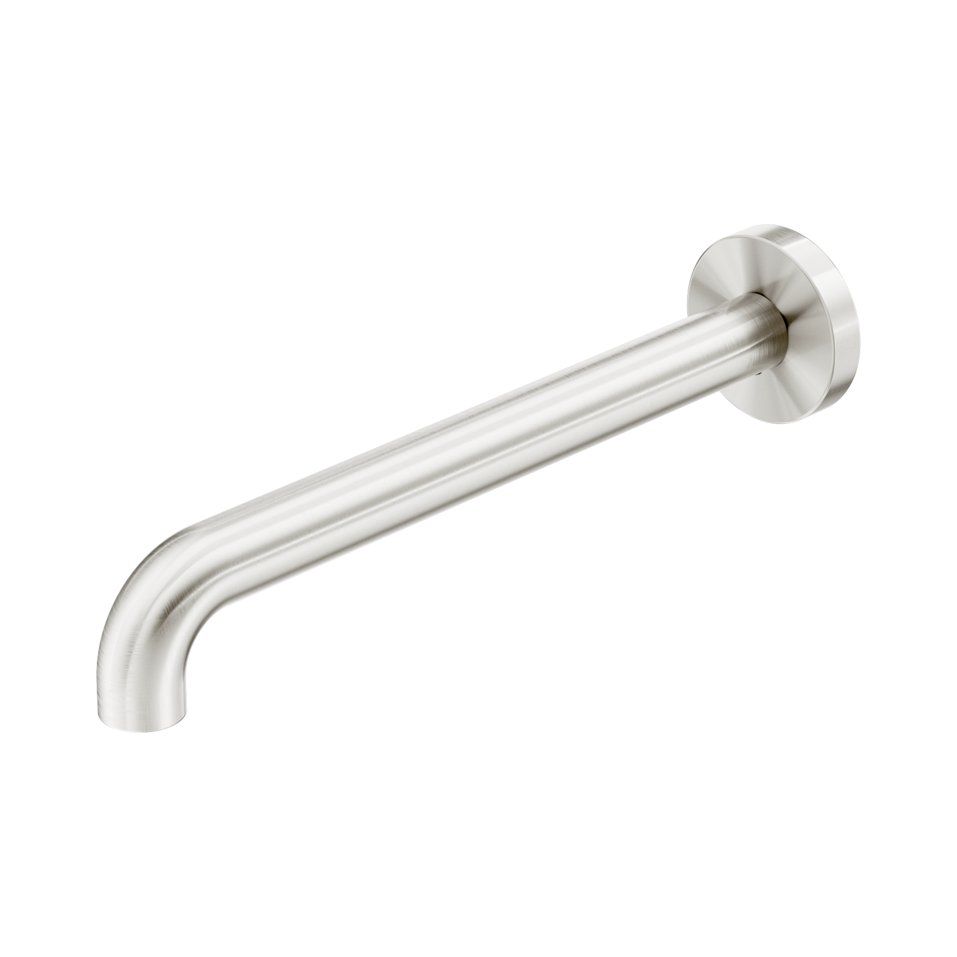 Nero Mecca Basin/Bath Spout Only 260mm II, Brushed Nickel
