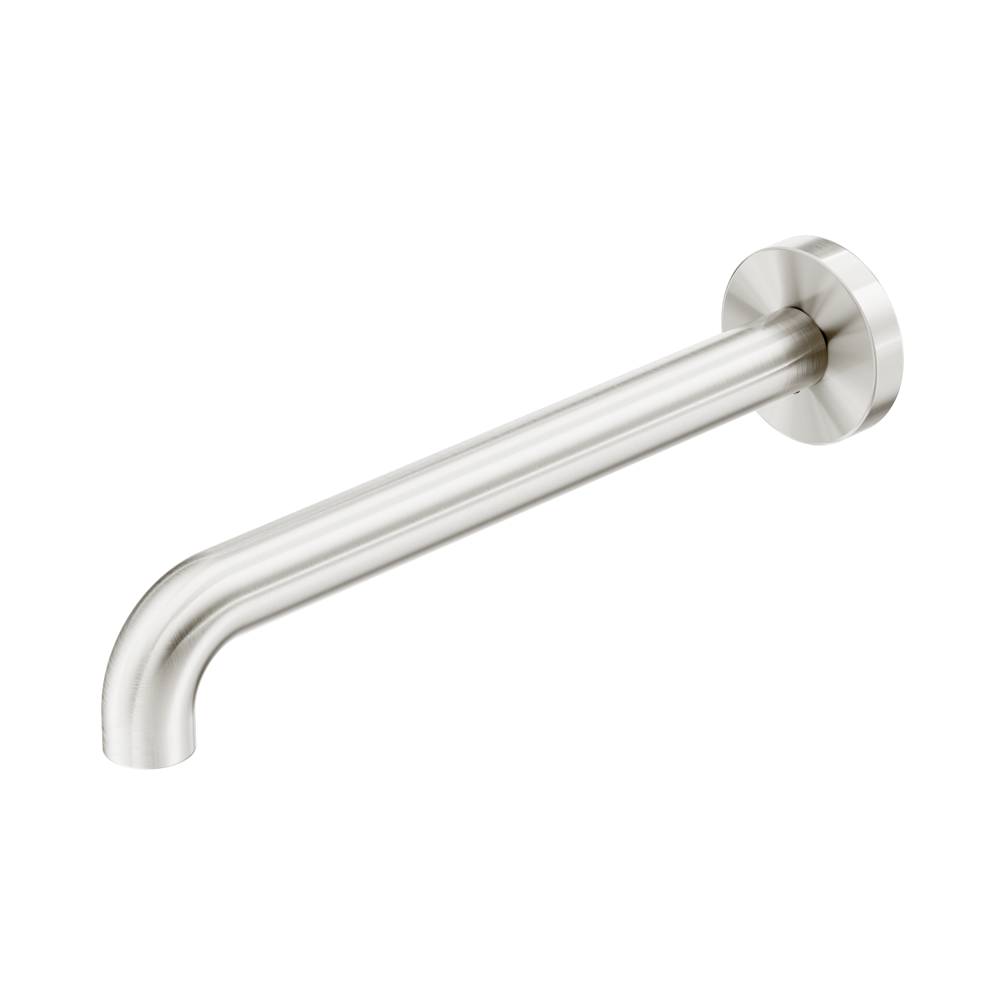 Nero Mecca Basin/Bath Spout Only 260mm II, Brushed Nickel