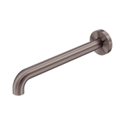 Nero Mecca Basin/Bath Spout Only 260mm II, Brushed Bronze
