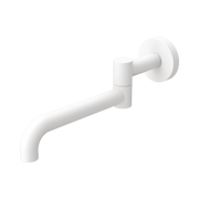 Nero Mecca Wall Mounted Swivel Bath Spout Only 225mm II, Matte White