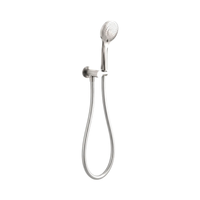 Nero Mecca Shower On Bracket With Air Shower, Brushed Nickel