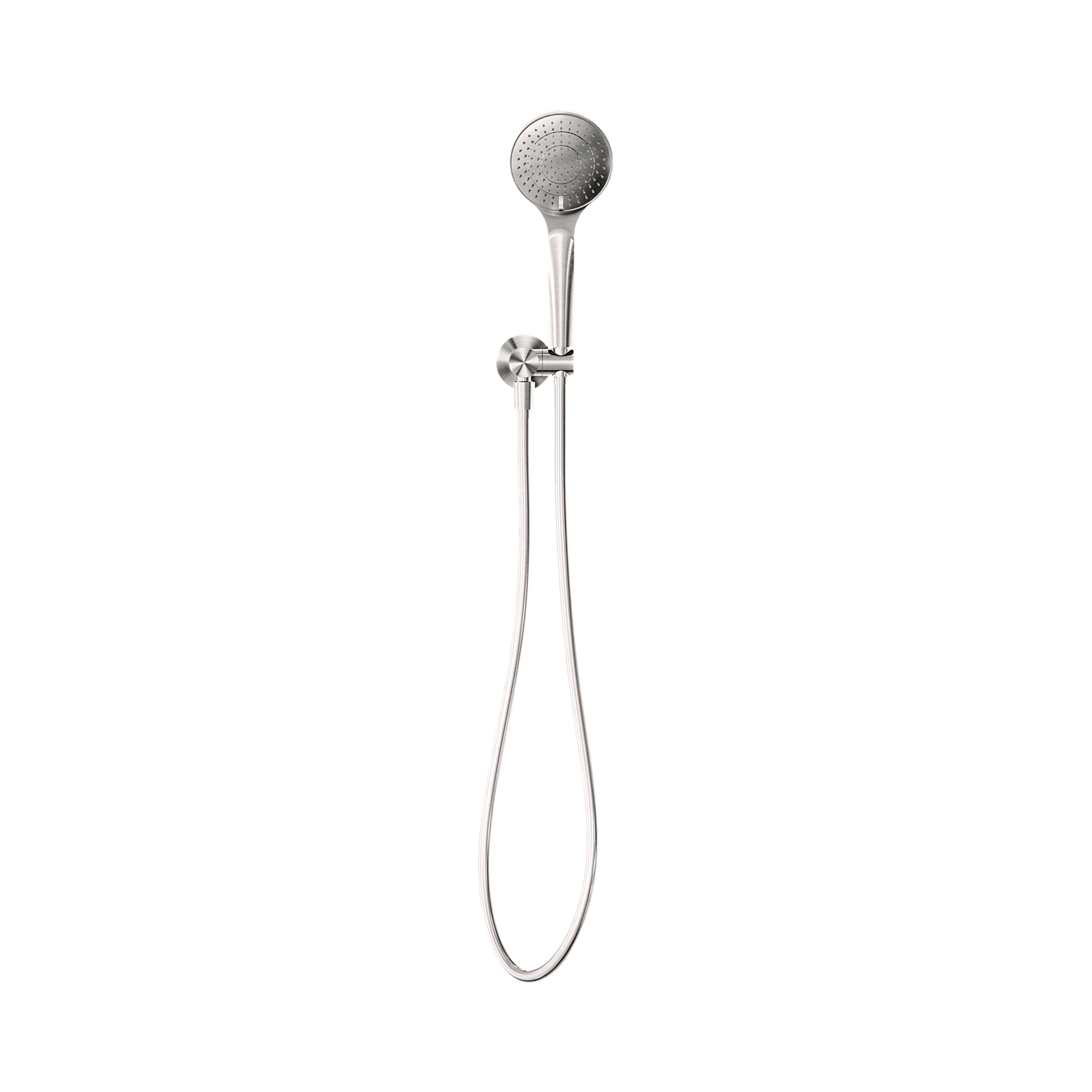 Nero Mecca Shower On Bracket With Air Shower, Brushed Nickel