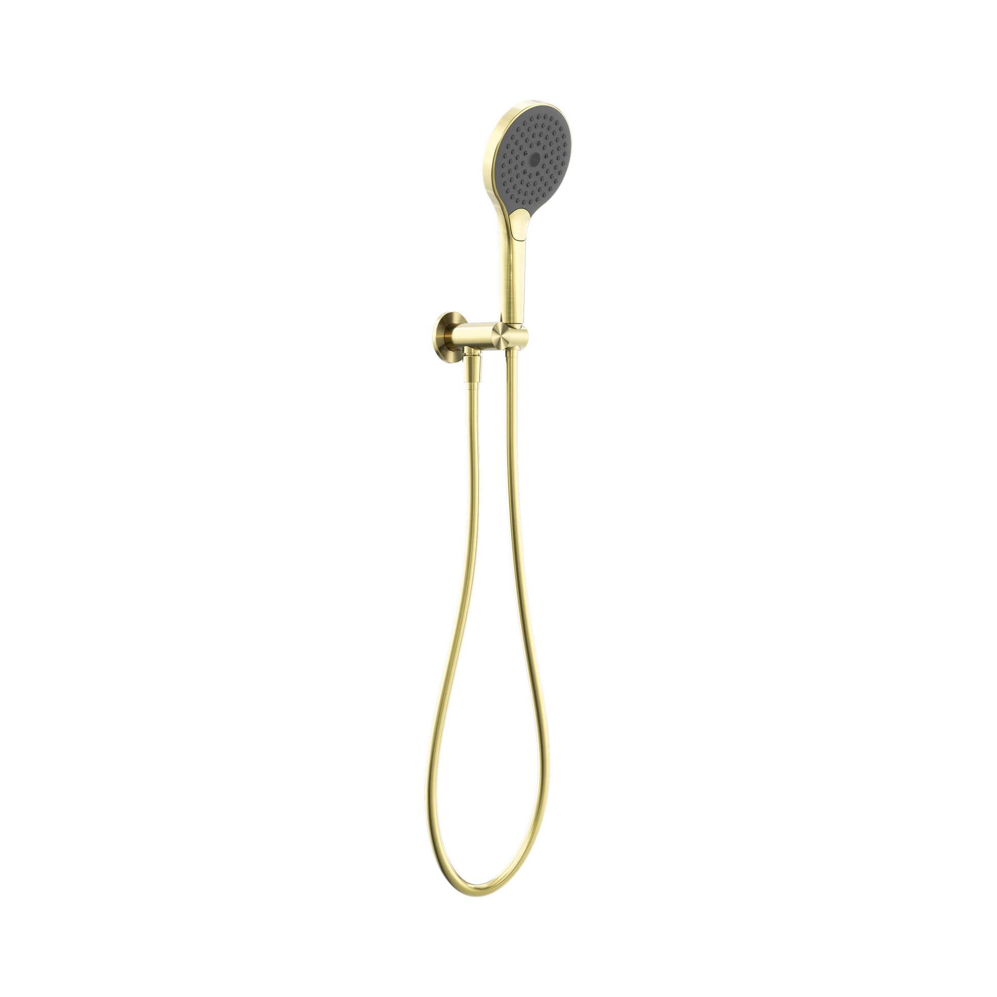 Nero Mecca Shower On Bracket With Air Shower II, Brushed Gold