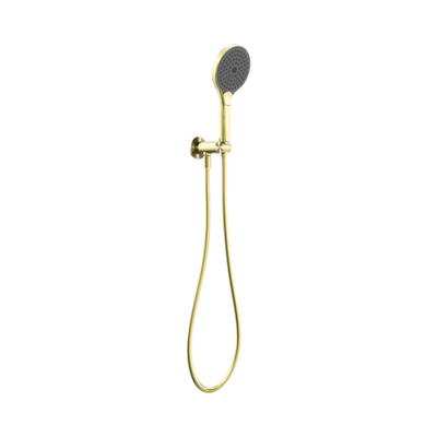Nero Mecca Shower On Bracket With Air Shower II, Brushed Gold